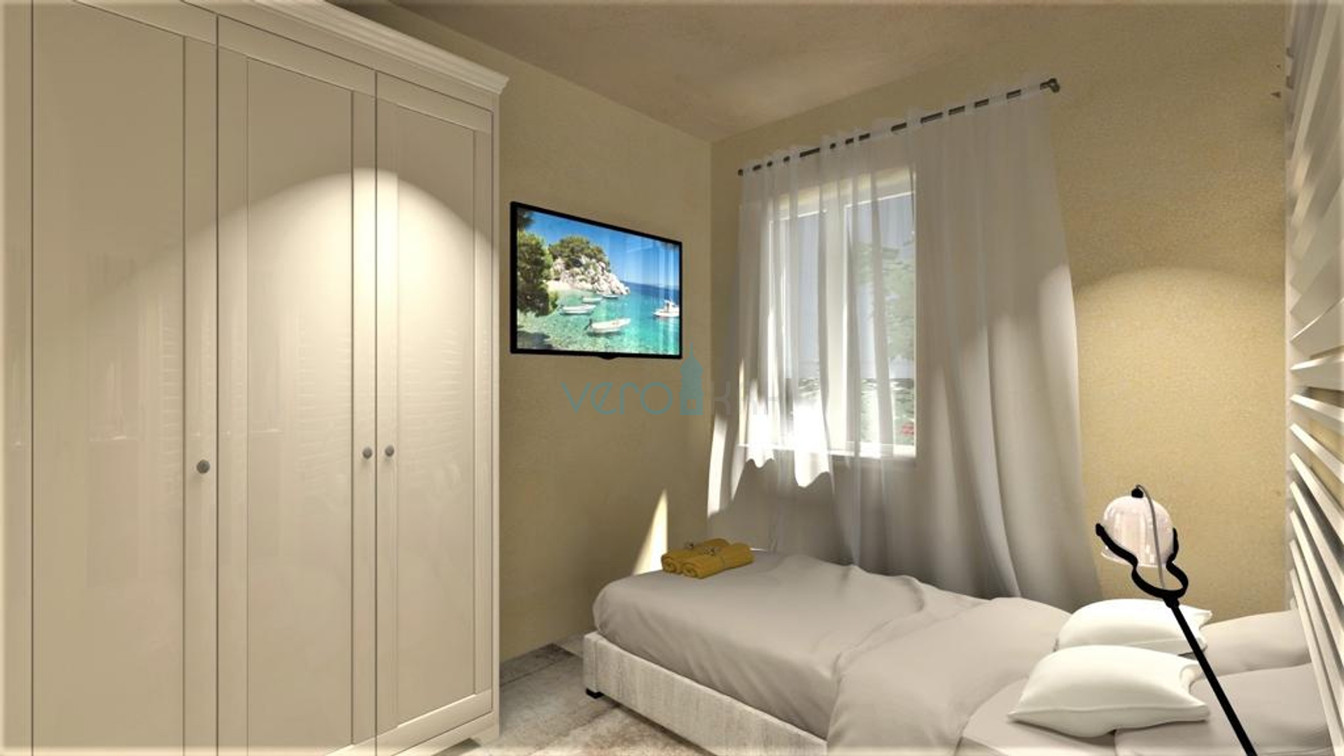 Vrbnik, okolica, Samostojeća kuća 136 m2 sa bazenom i okućnicom, prodaja